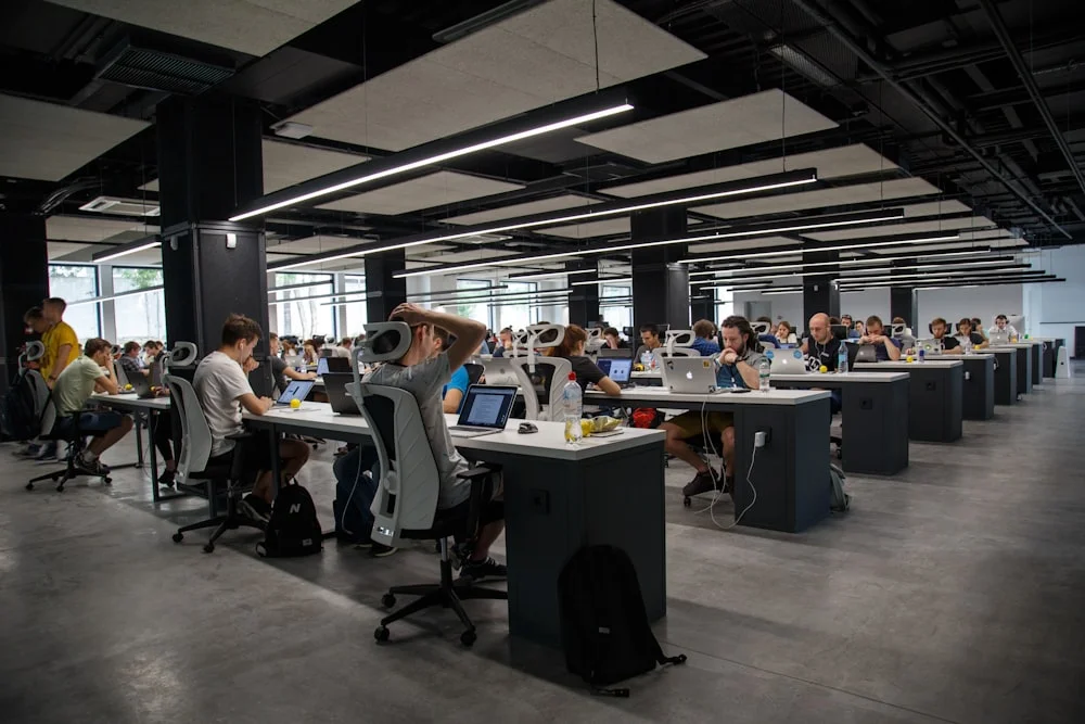 Modern office space for learning and development
